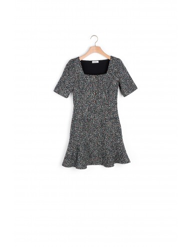 Robe courte en tweed paiement sécurisé