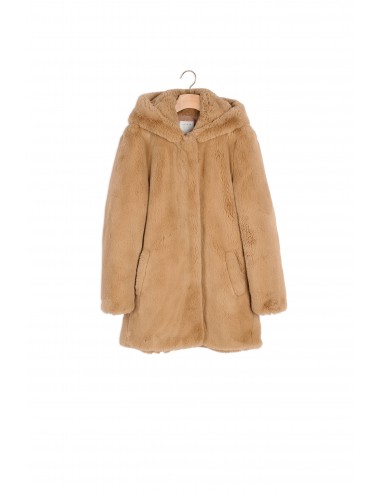 Manteau en fausse fourrure soldes