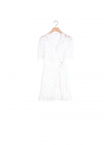 Robe courte en broderie anglaise vente chaude votre 